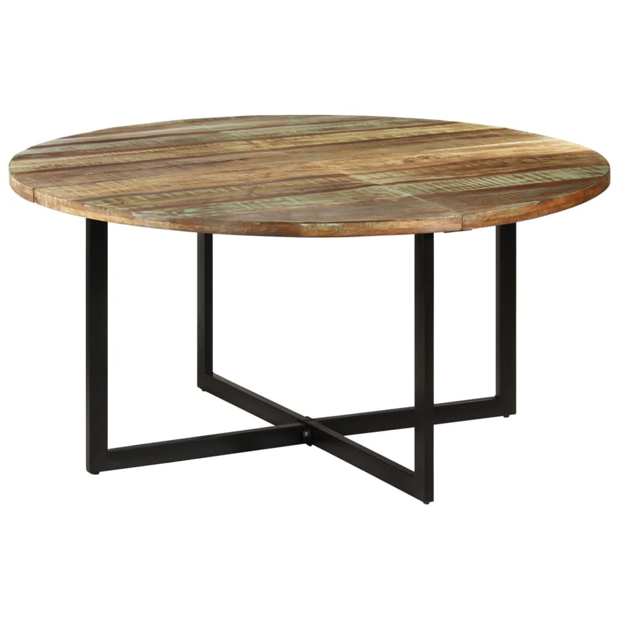 Eettafel 150x75 cm massief gerecycled hout 150 x 75 cm massief gerecycled hout