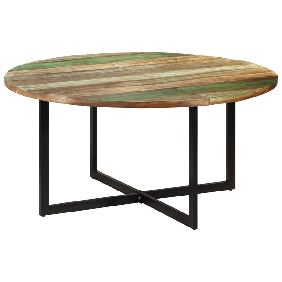 Eettafel 150x75 cm massief gerecycled hout 150 x 75 cm massief gerecycled hout