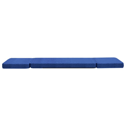 Vloerstoel Inklapbaar Stof Blauw