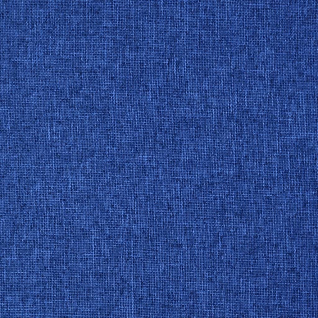 Vloerstoel Inklapbaar Stof Blauw