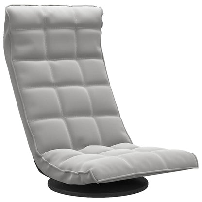 Vloerstoel draaibaar fluweel lichtgrijs Lichtgrijs