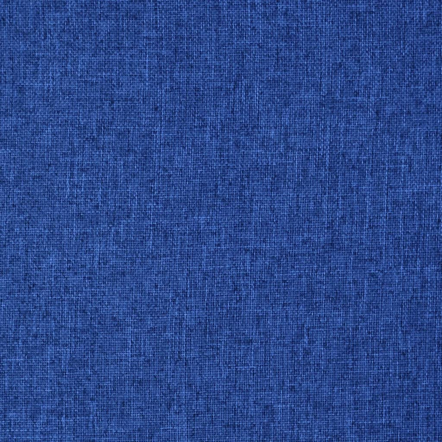 Vloerstoel draaibaar stof blauw