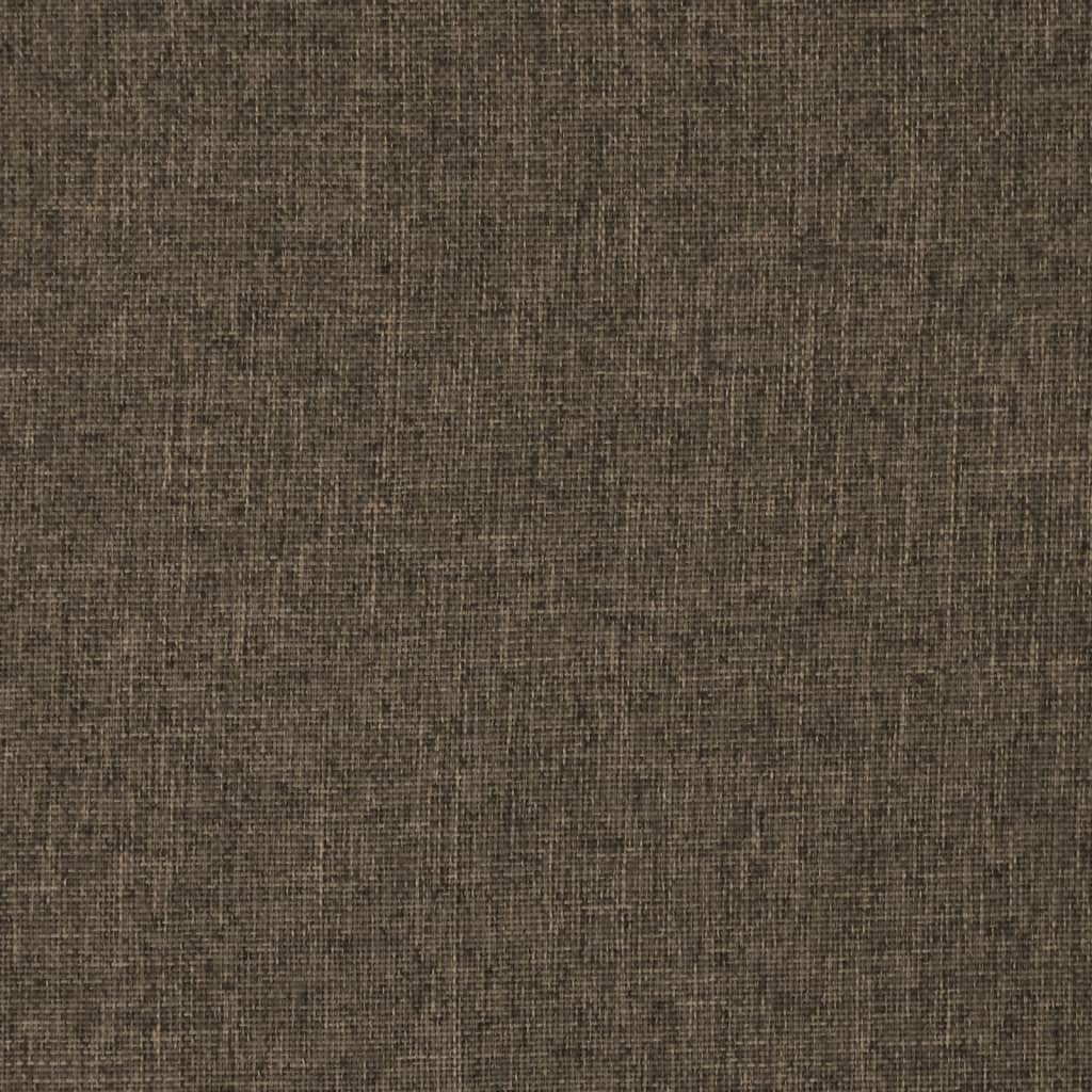 Vloerstoel inklapbaar stof bruin