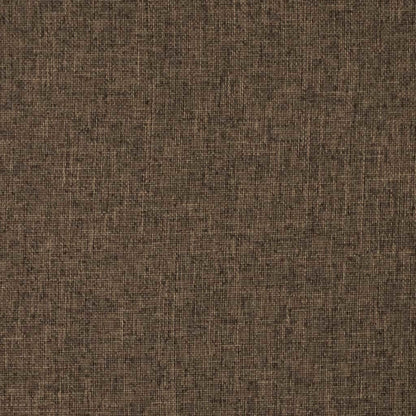 Vloerstoel inklapbaar stof bruin