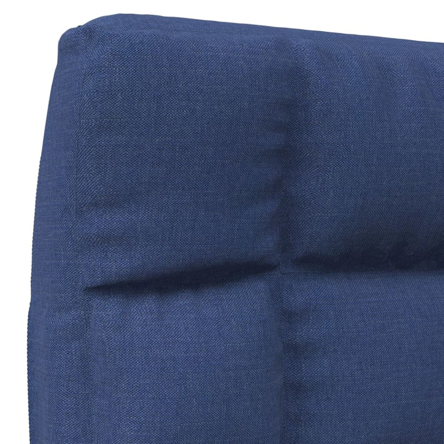 Vloerstoel inklapbaar stof blauw