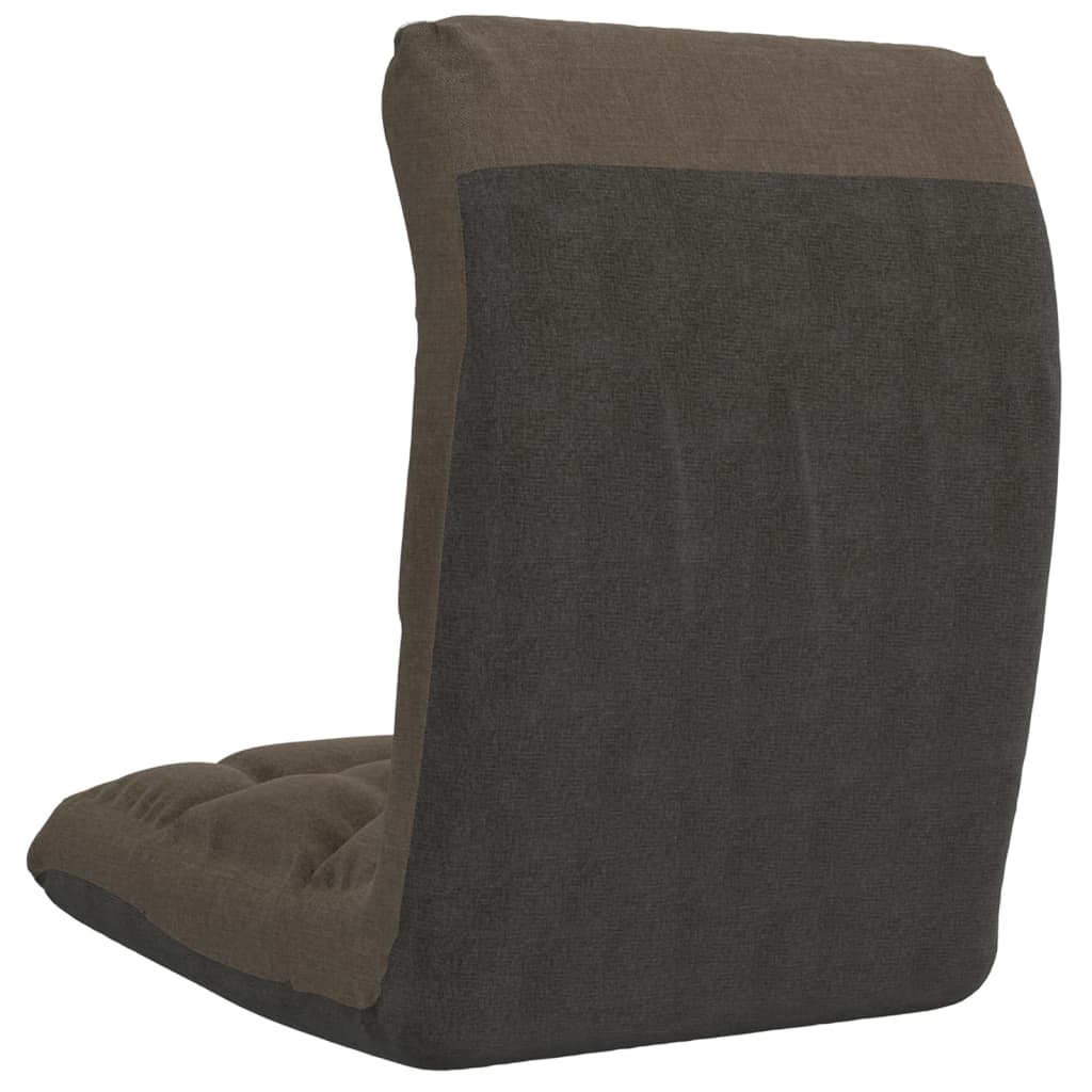 Vloerstoel Inklapbaar Stof Taupe