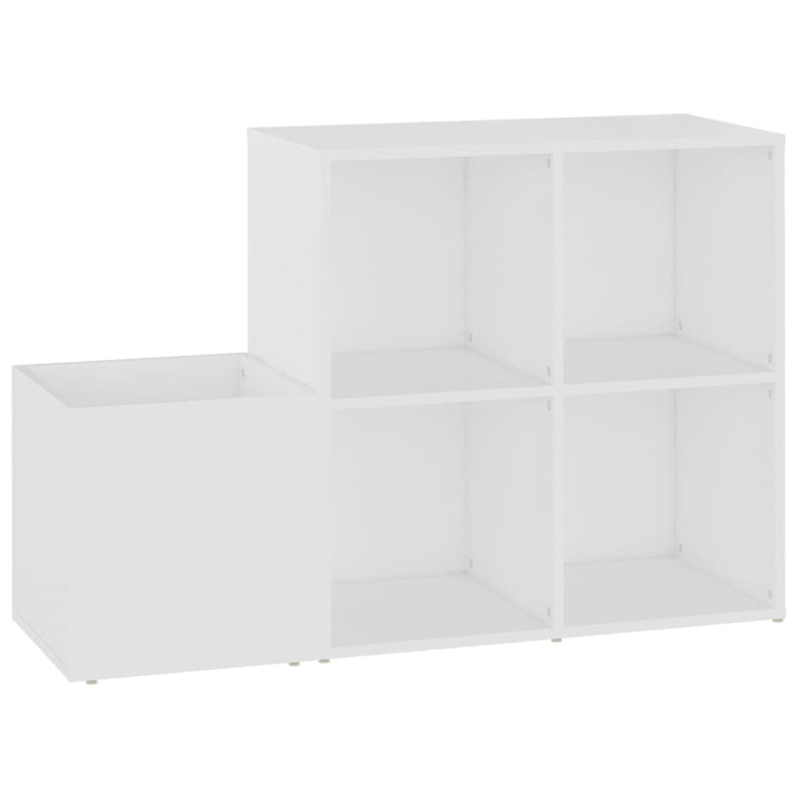 Opbergkast 05X35,5X70 Cm Bewerkt Hout Wit
