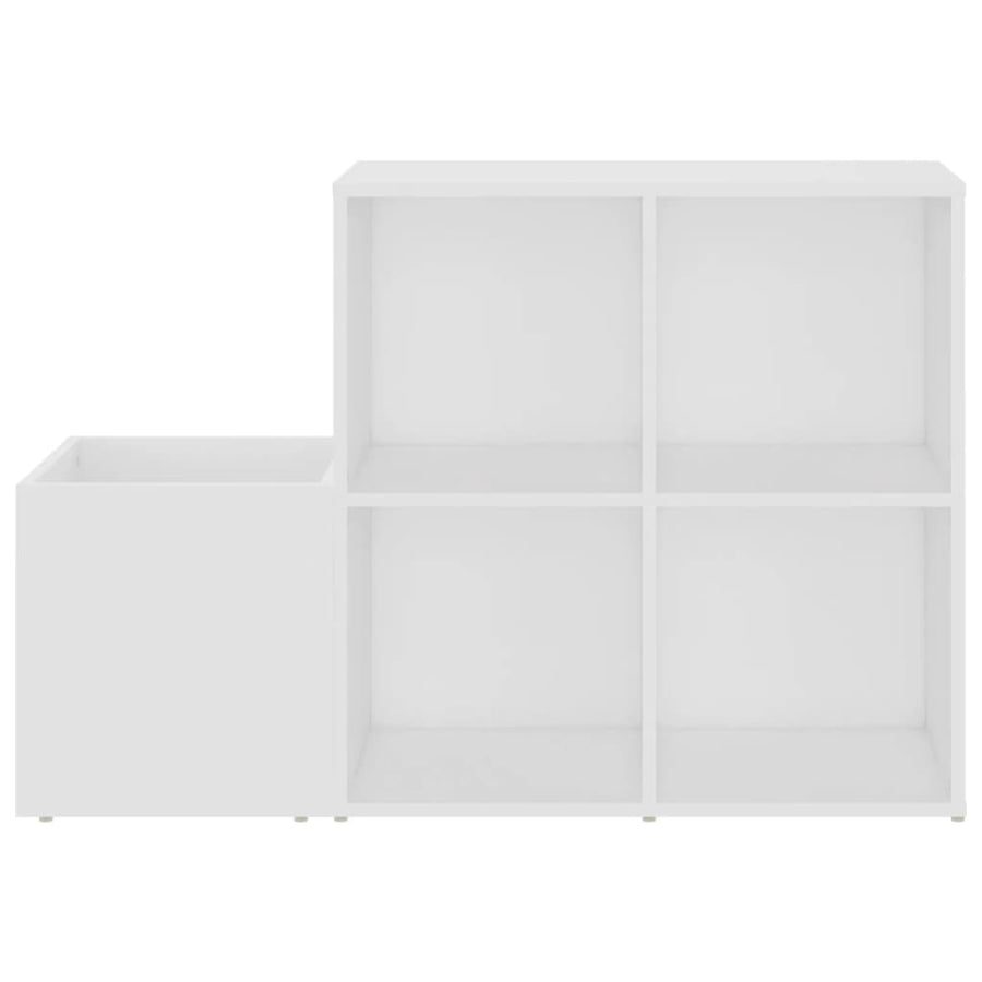 Opbergkast 05X35,5X70 Cm Bewerkt Hout Wit