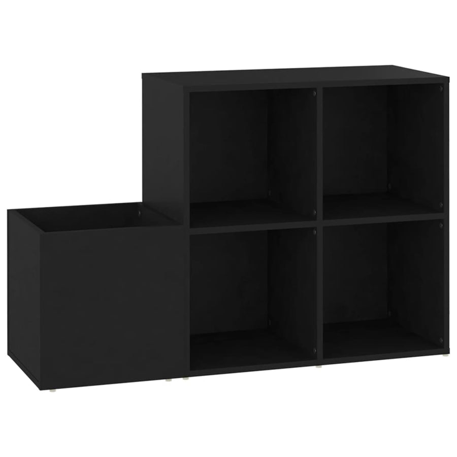 Opbergkast 05X35,5X70 Cm Spaanplaat Zwart