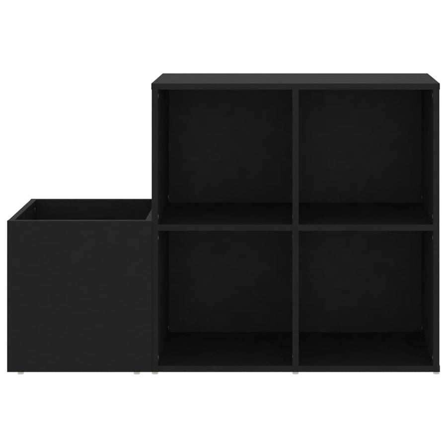Opbergkast 05X35,5X70 Cm Spaanplaat Zwart