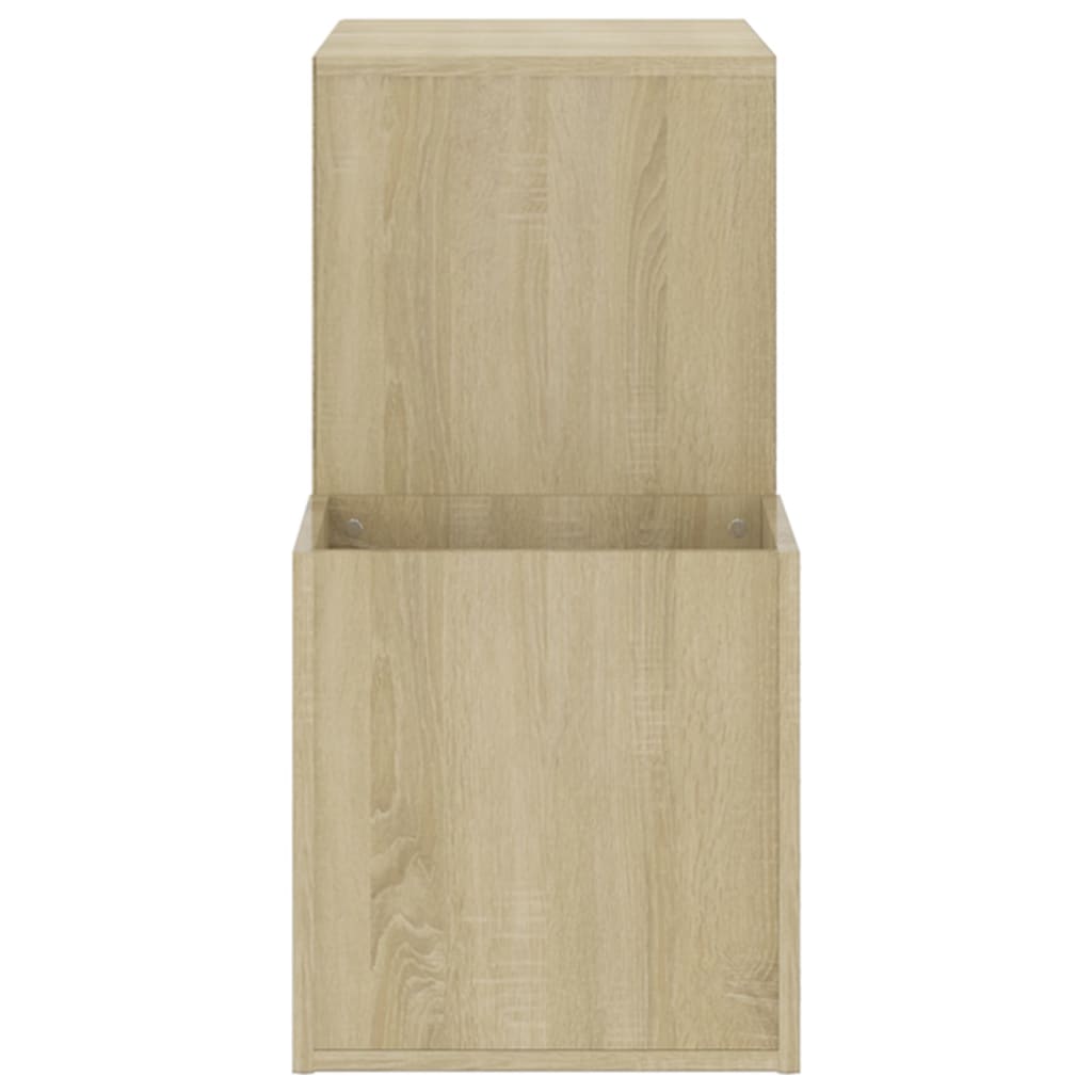Opbergkast 05X35,5X70 Cm Spaanplaat Kleurig Sonoma eiken