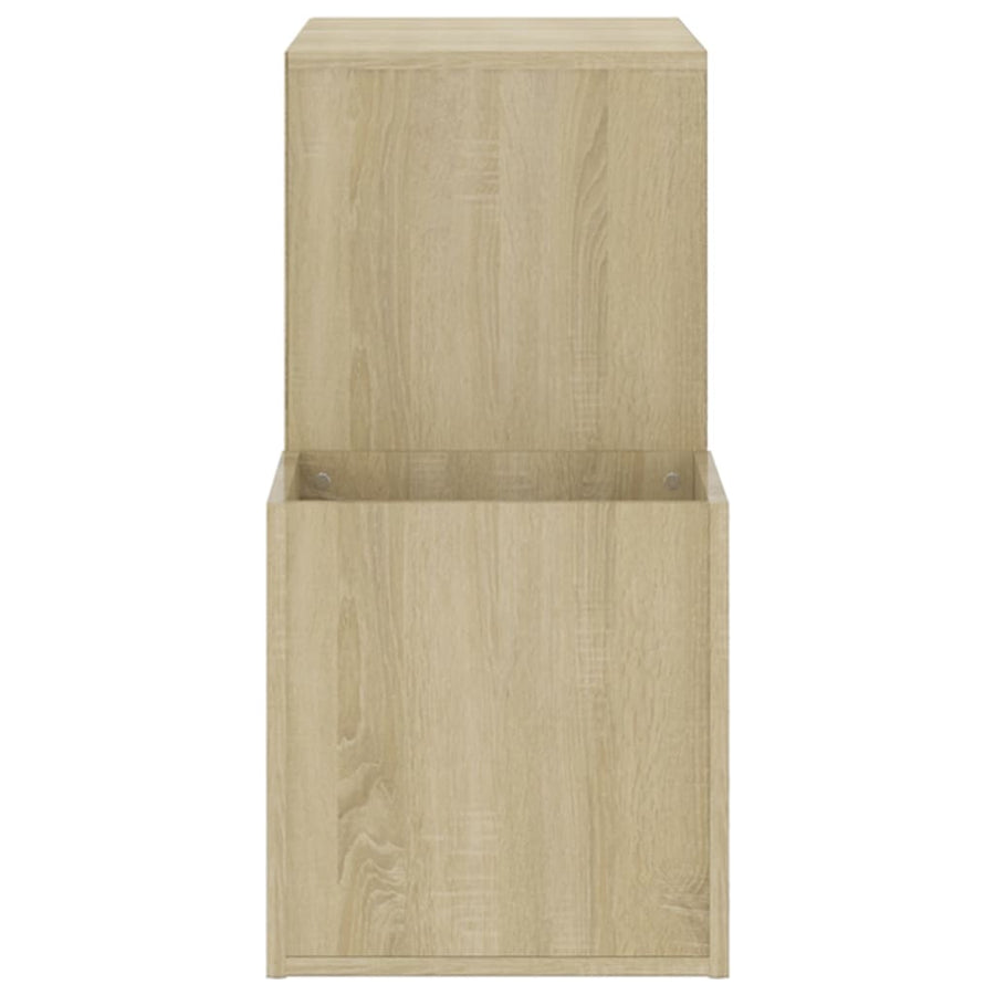 Opbergkast 05X35,5X70 Cm Spaanplaat Kleurig Sonoma eiken