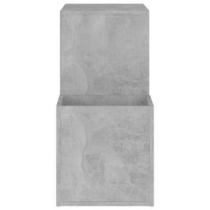 Opbergkast 05X35,5X70 Cm Spaanplaat Betongrijs