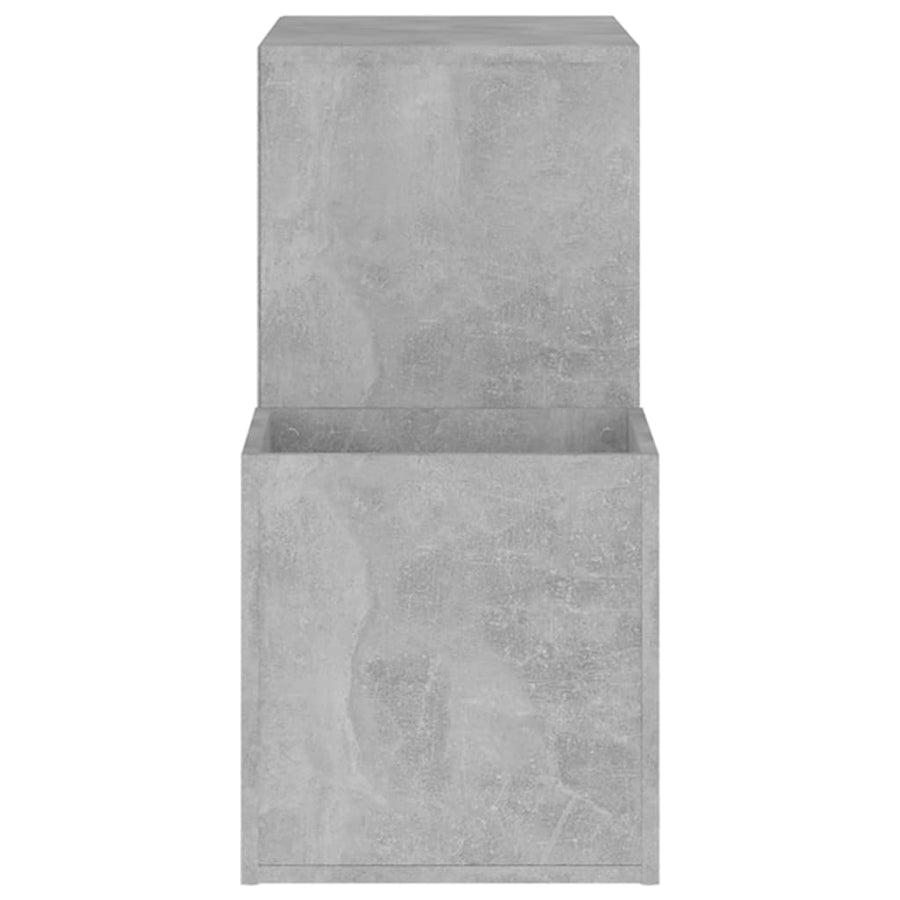 Opbergkast 05X35,5X70 Cm Spaanplaat Betongrijs