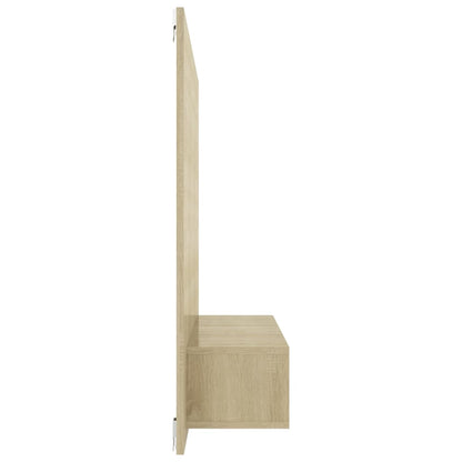 Tv-Wandmeubel 120X23,5X90 Cm Bewerkt Hout Kleurig Sonoma eiken