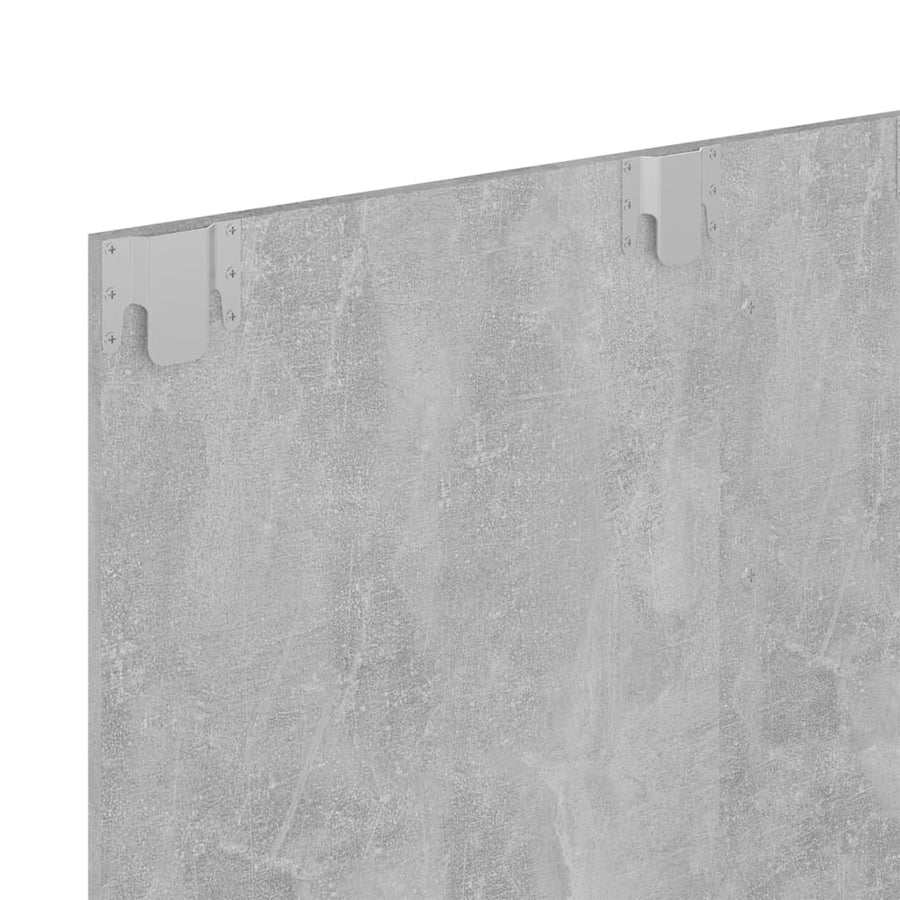 Tv-Wandmeubel 120X23,5X90 Cm Spaanplaat Betongrijs