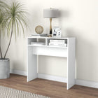 Console table 78x30x80 cm carved wood white