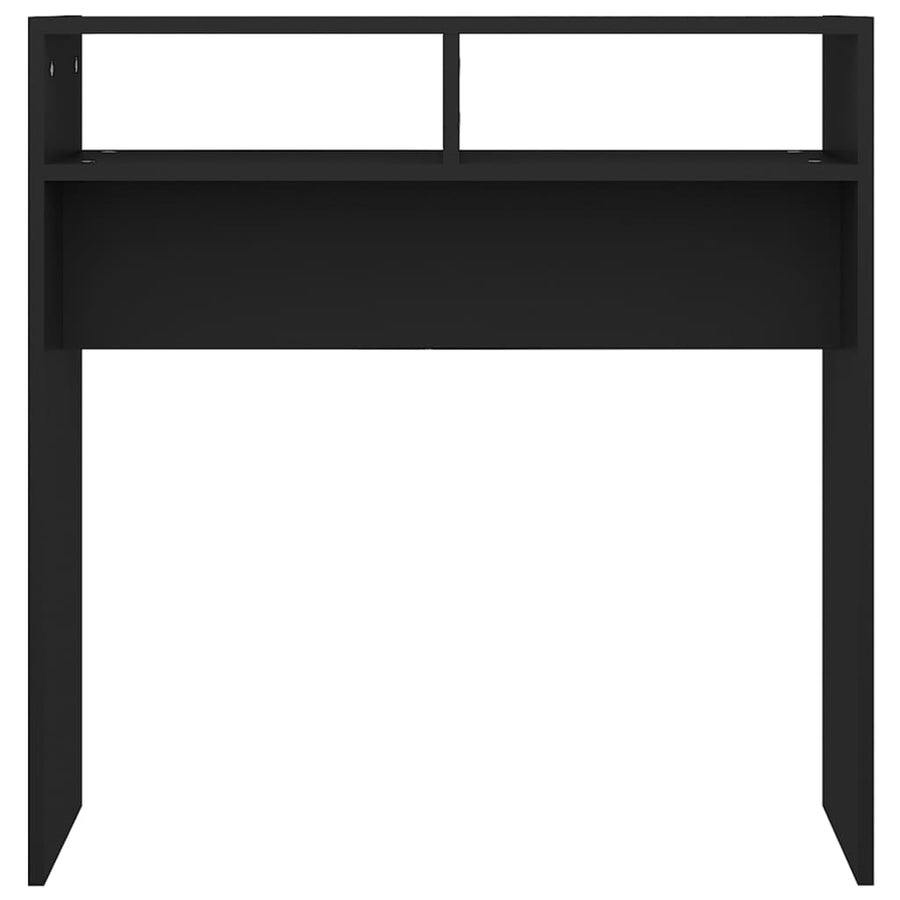 Wandtafel 78X30X80 Cm Bewerkt Hout Zwart