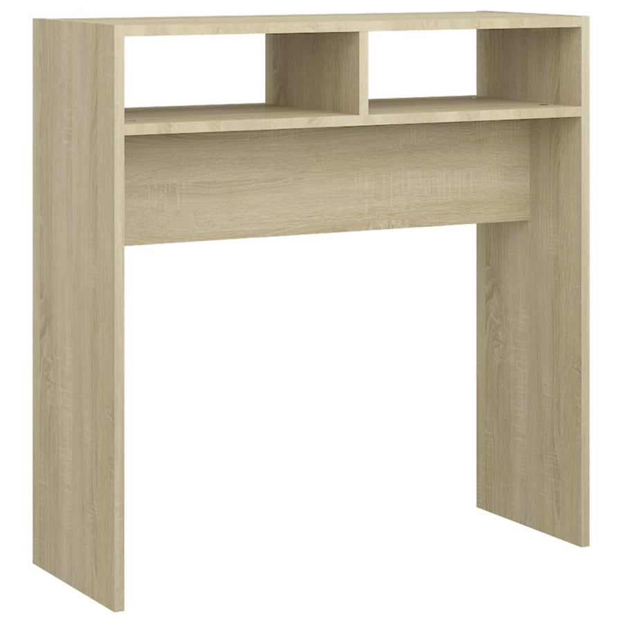 Wandtafel 78X30X80 Cm Spaanplaat Kleurig Sonoma eiken