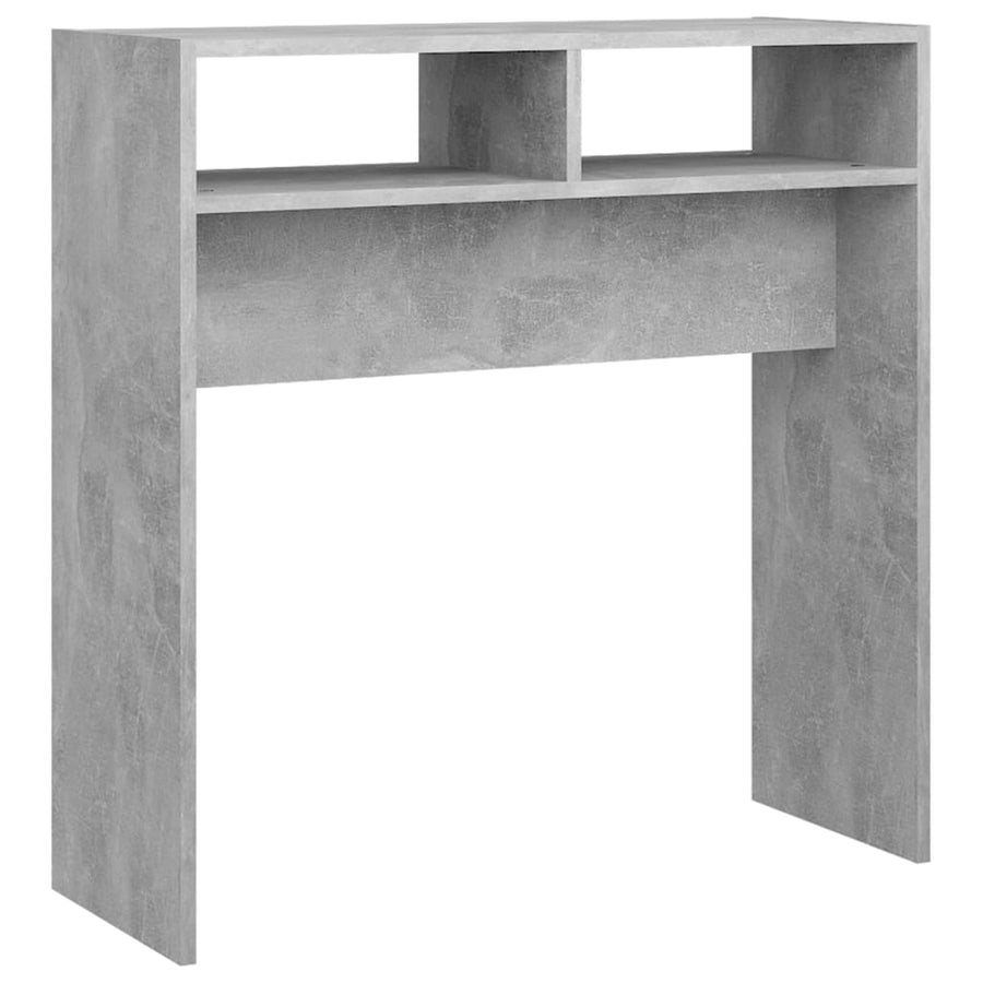 Wandtafel 78X30X80 Cm Spaanplaat Betongrijs