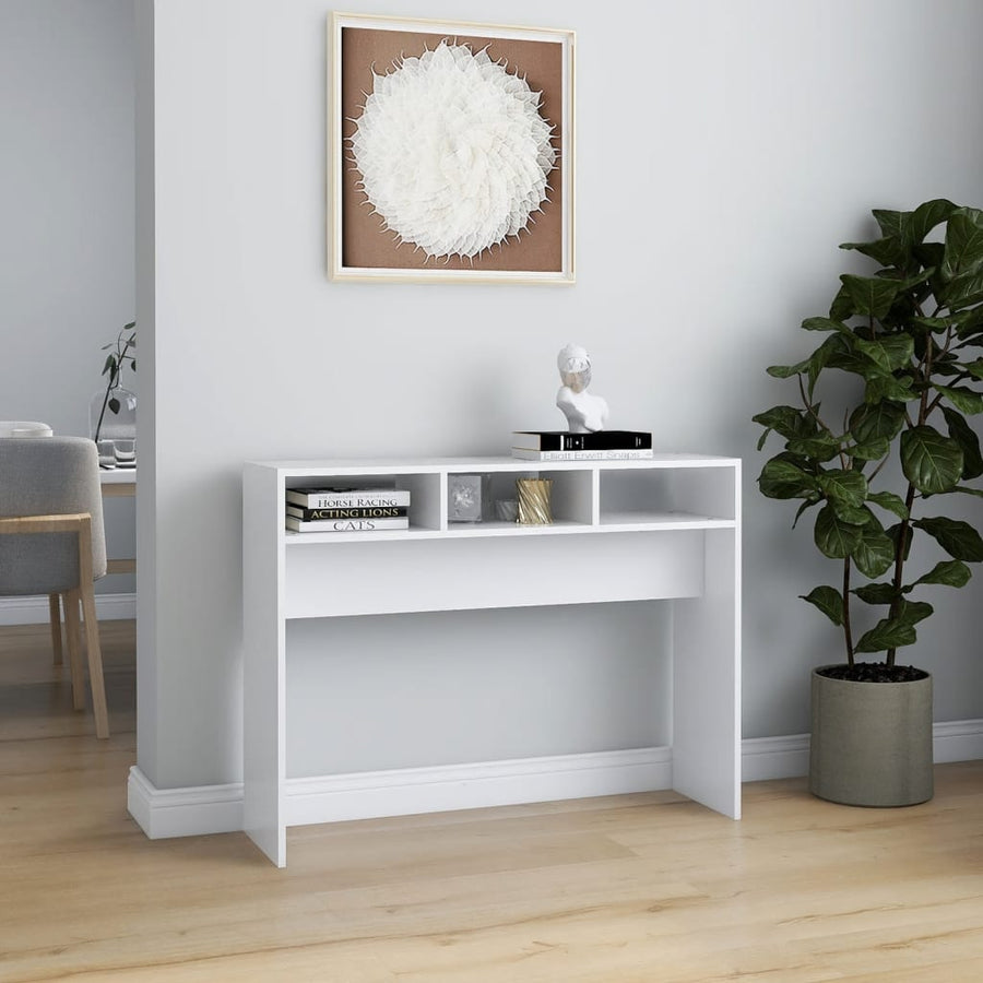 Wandtafel 05X30X80 Cm Spaanplaat Wit