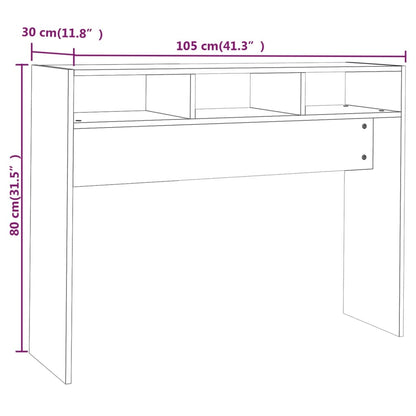 Wandtafel 05X30X80 Cm Spaanplaat Wit