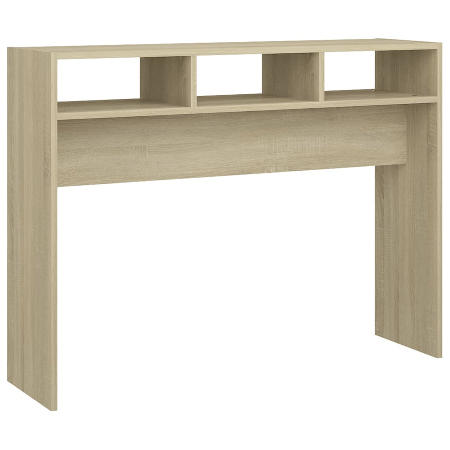 Wandtafel 105x30x80 cm spaanplaat sonoma eikenkleurig Sonoma eiken