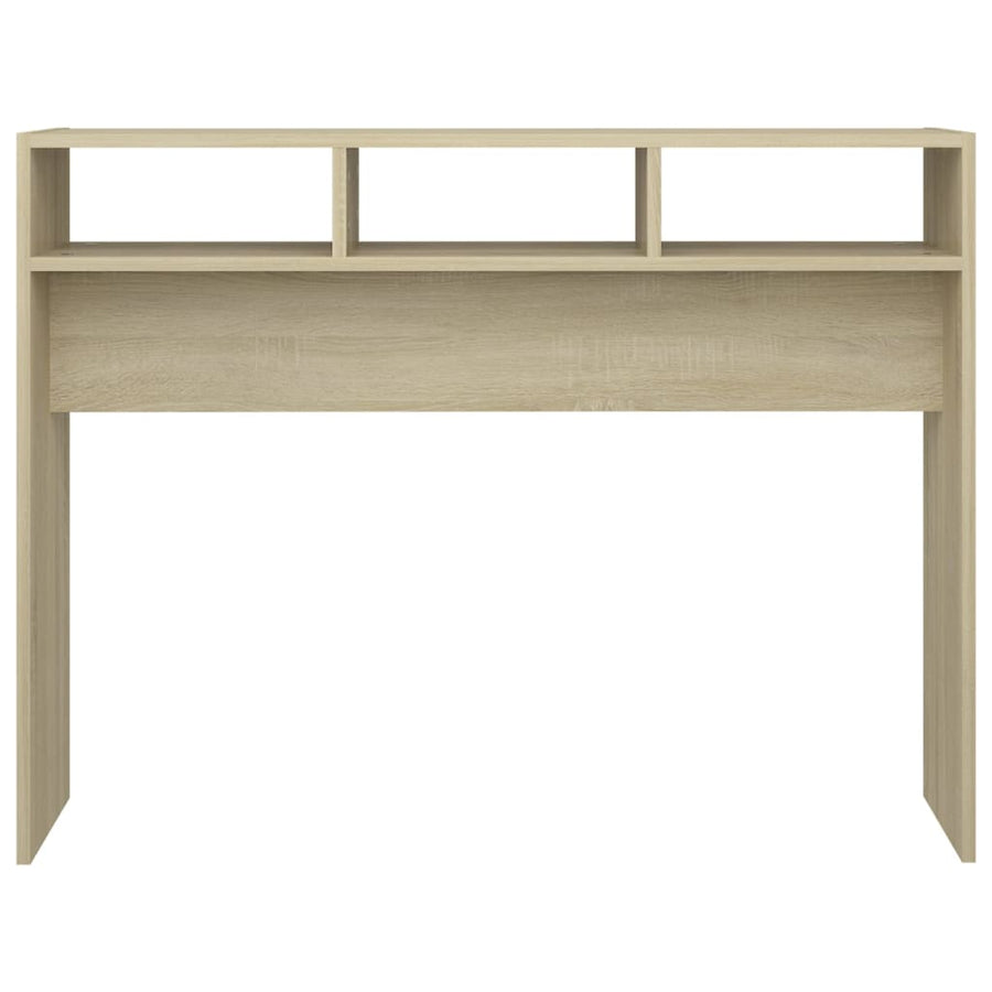 Wandtafel 105x30x80 cm spaanplaat sonoma eikenkleurig Sonoma eiken