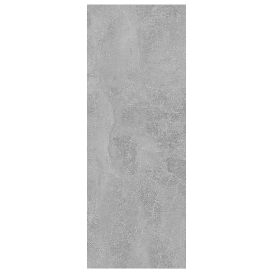 Wandtafel 105x30x80 cm spaanplaat betongrijs Betongrijs