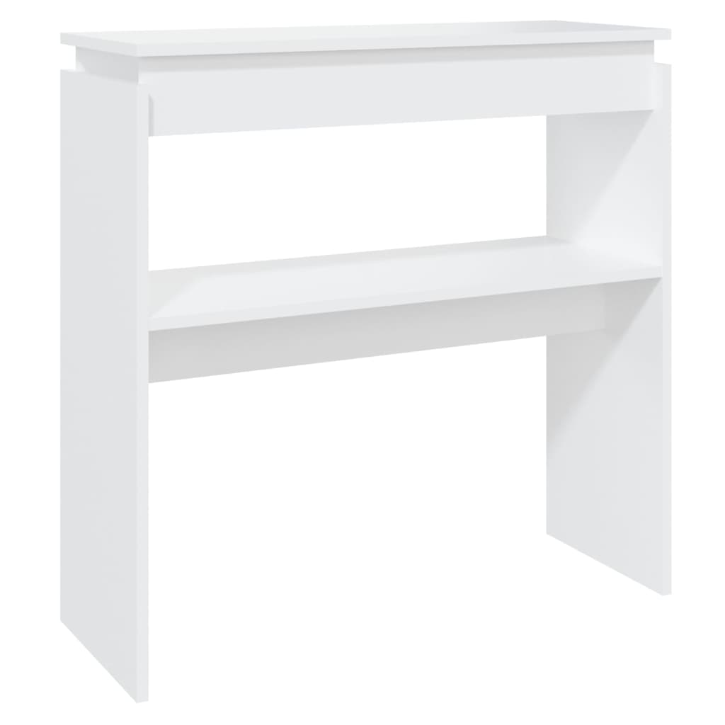 Wandtafel 80X30X80 Cm Spaanplaat Wit