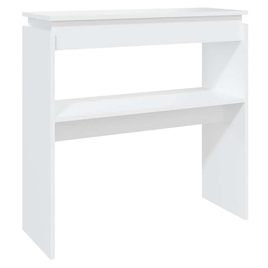 Wandtafel 80X30X80 Cm Spaanplaat Wit