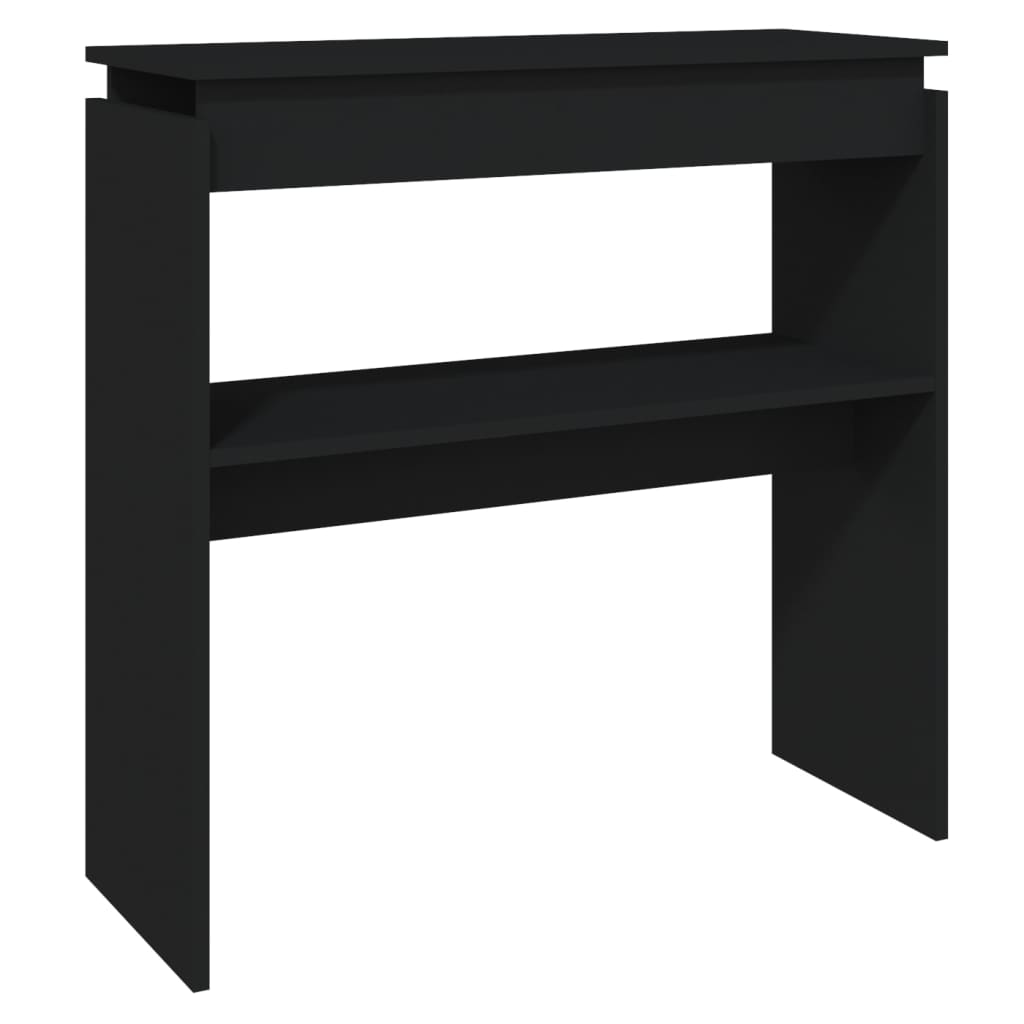 Wandtafel 80X30X80 Cm Spaanplaat Zwart