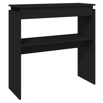 Wandtafel 80X30X80 Cm Spaanplaat Zwart