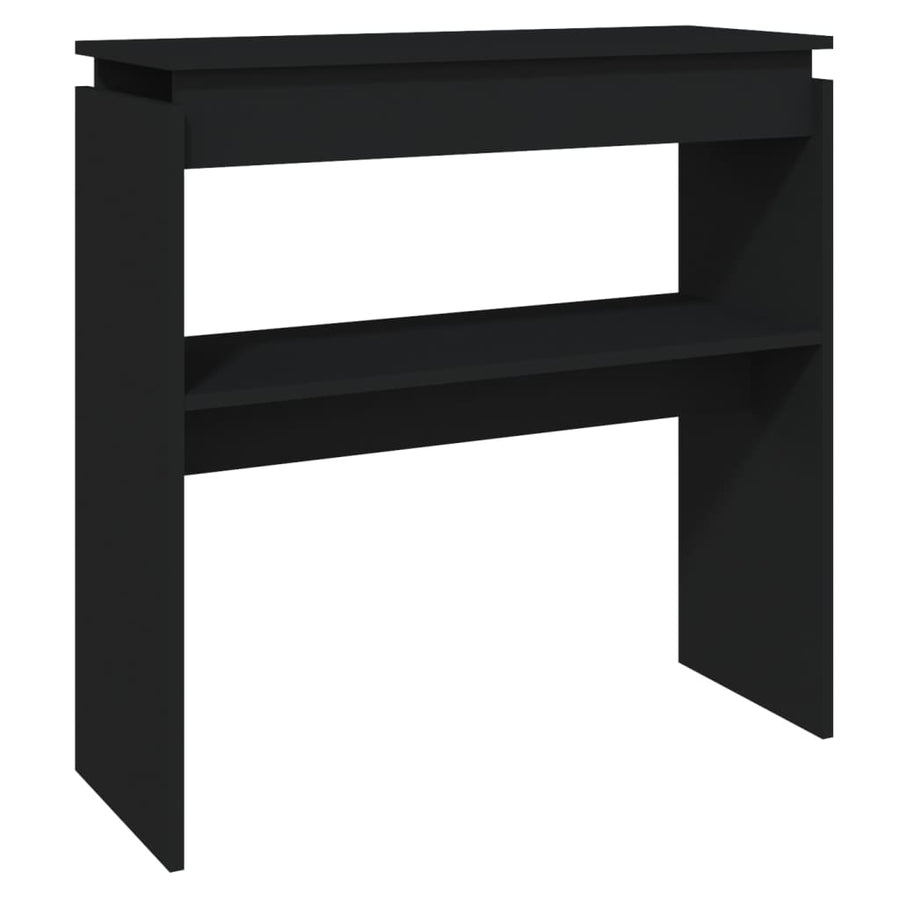 Wandtafel 80X30X80 Cm Spaanplaat Zwart