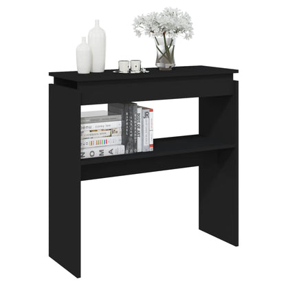 Wandtafel 80X30X80 Cm Spaanplaat Zwart