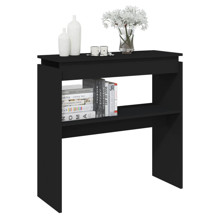 Wandtafel 80X30X80 Cm Spaanplaat Zwart