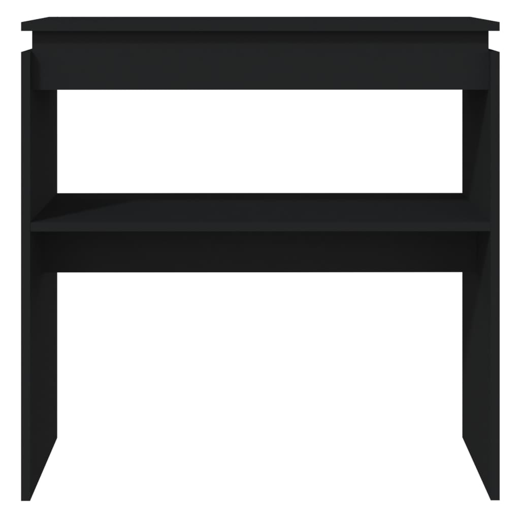 Wandtafel 80X30X80 Cm Spaanplaat Zwart