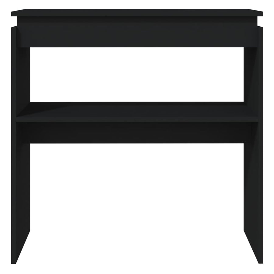 Wandtafel 80X30X80 Cm Spaanplaat Zwart