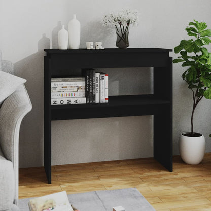 Wandtafel 80X30X80 Cm Spaanplaat Zwart