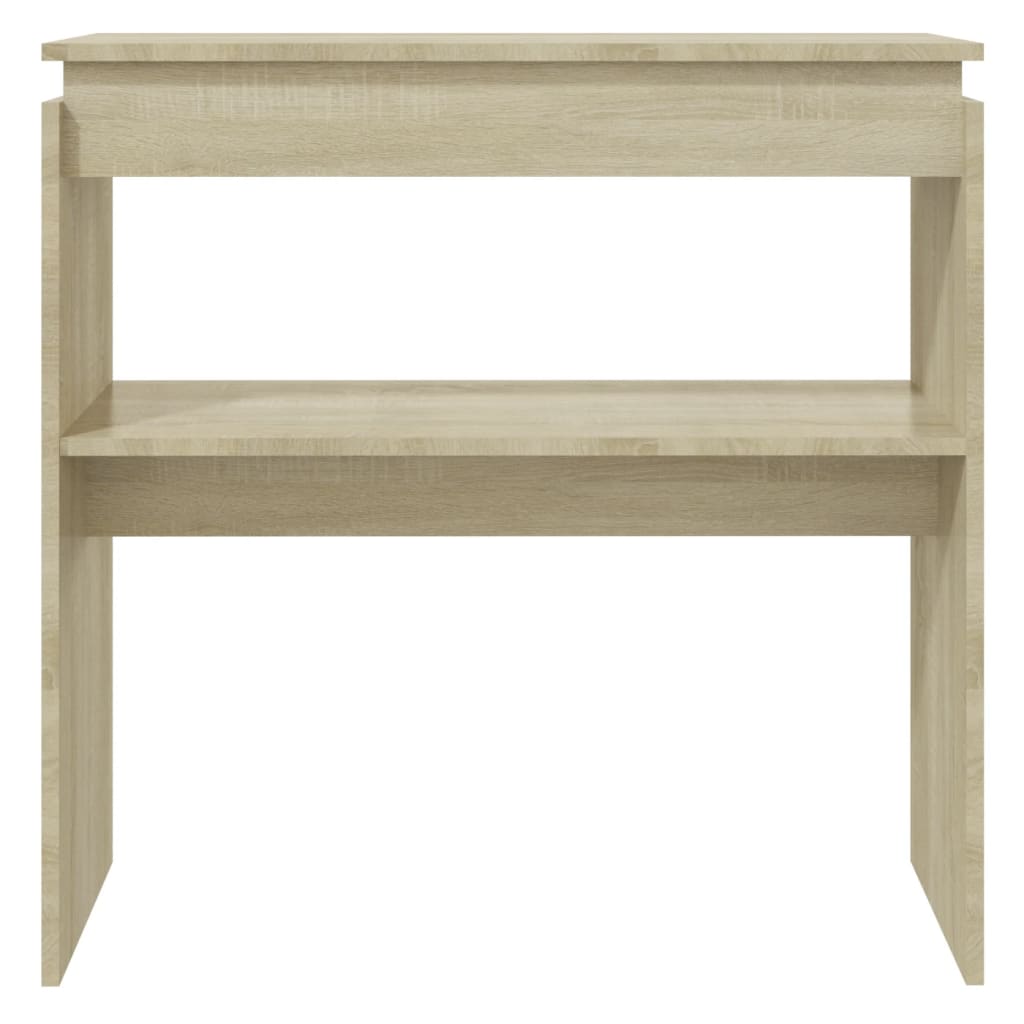 Wandtafel 80X30X80 Cm Spaanplaat Kleurig Sonoma eiken