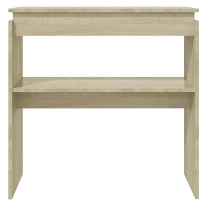 Wandtafel 80X30X80 Cm Spaanplaat Kleurig Sonoma eiken