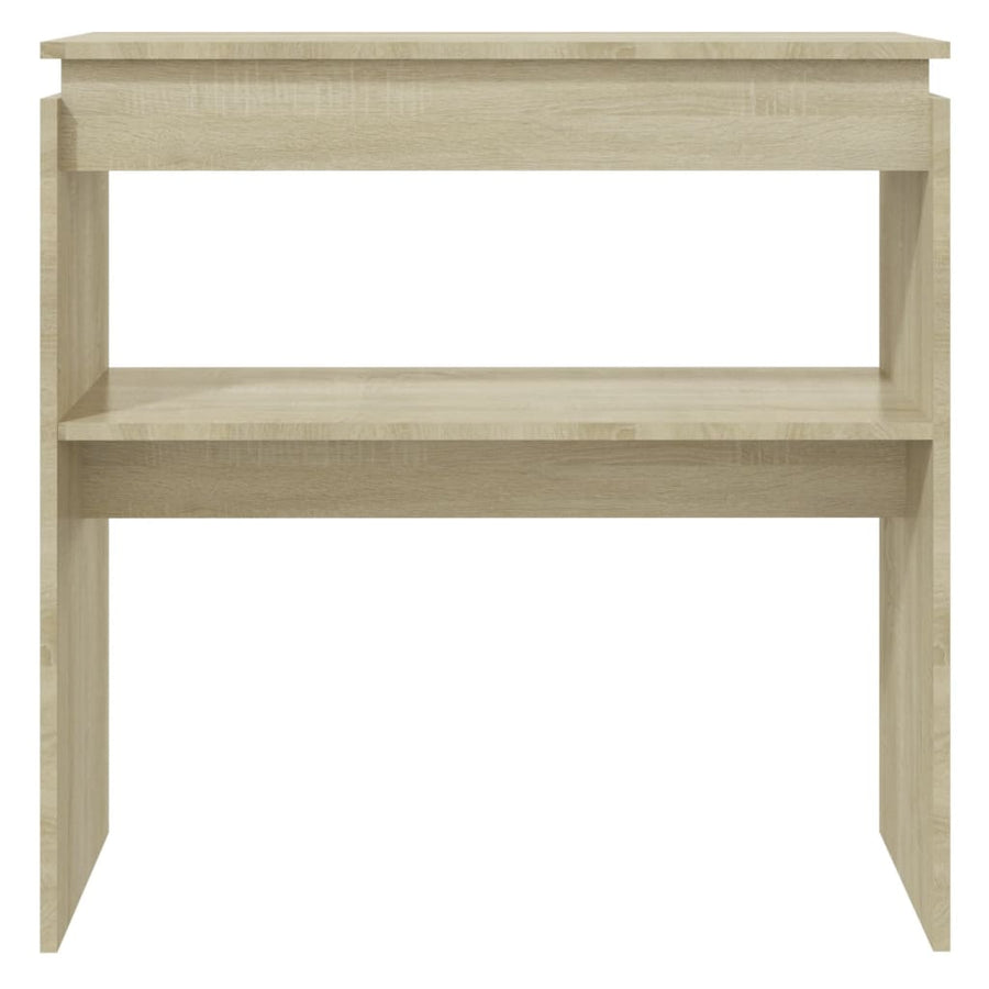 Wandtafel 80X30X80 Cm Spaanplaat Kleurig Sonoma eiken