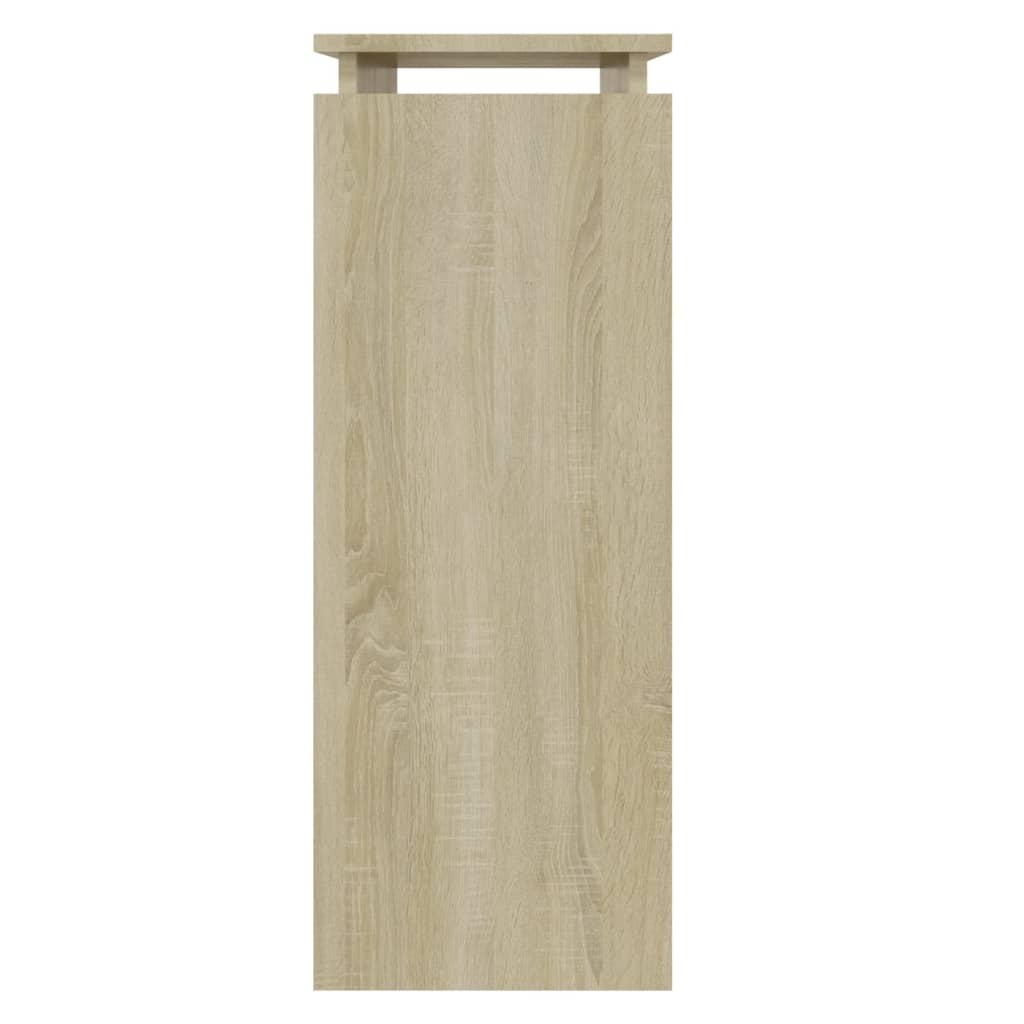 Wandtafel 80X30X80 Cm Spaanplaat Kleurig Sonoma eiken
