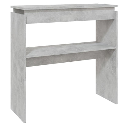 Wandtafel 80X30X80 Cm Spaanplaat Betongrijs 1