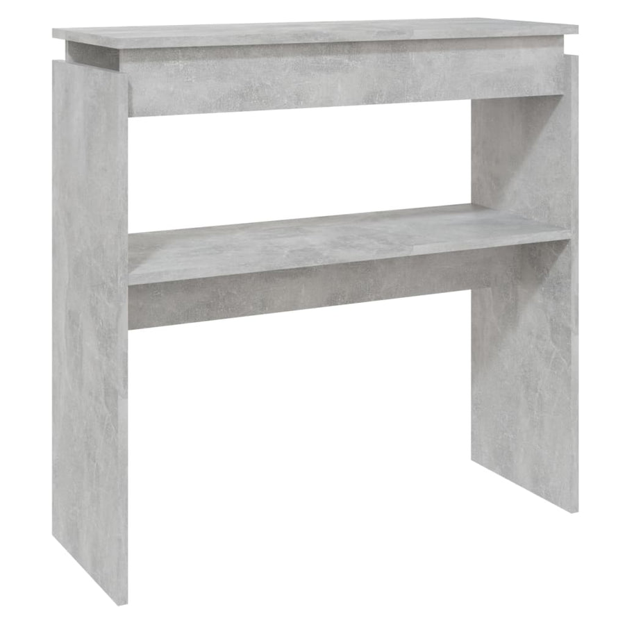 Wandtafel 80X30X80 Cm Spaanplaat Betongrijs 1