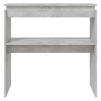 Wandtafel 80X30X80 Cm Spaanplaat Betongrijs 1