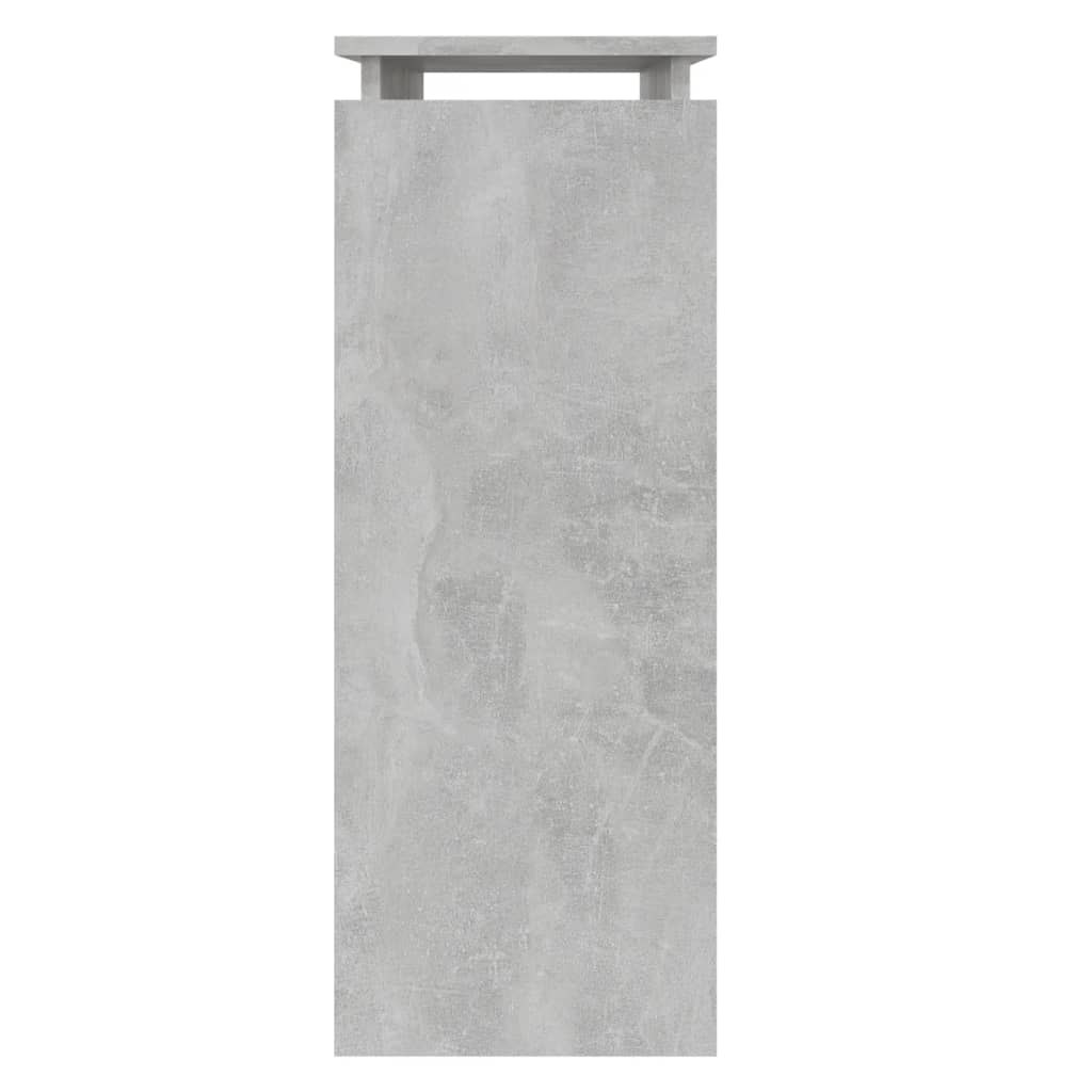 Wandtafel 80X30X80 Cm Spaanplaat Betongrijs 1