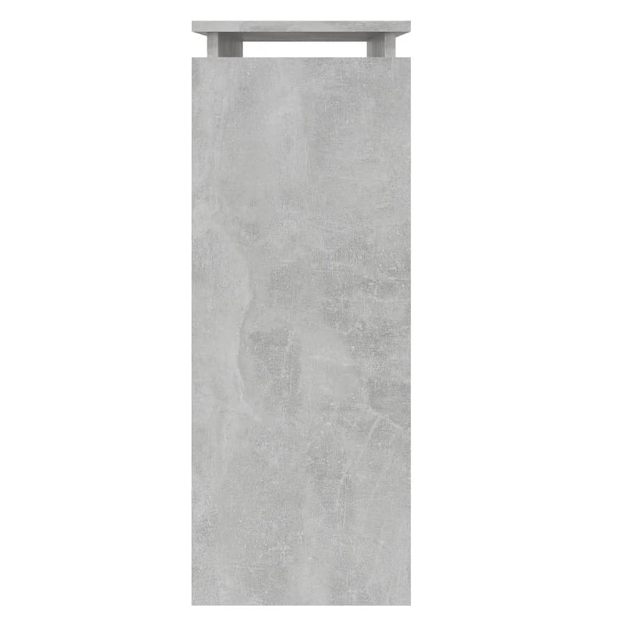 Wandtafel 80X30X80 Cm Spaanplaat Betongrijs 1