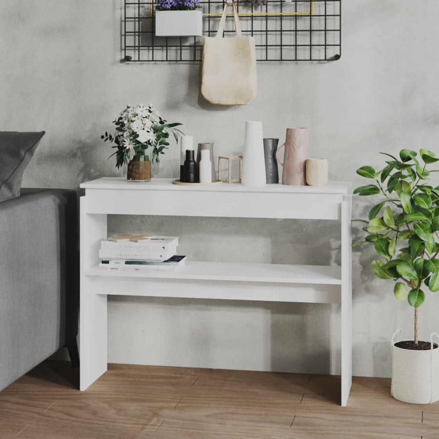 Wandtafel 02X30X80 Cm Spaanplaat Wit