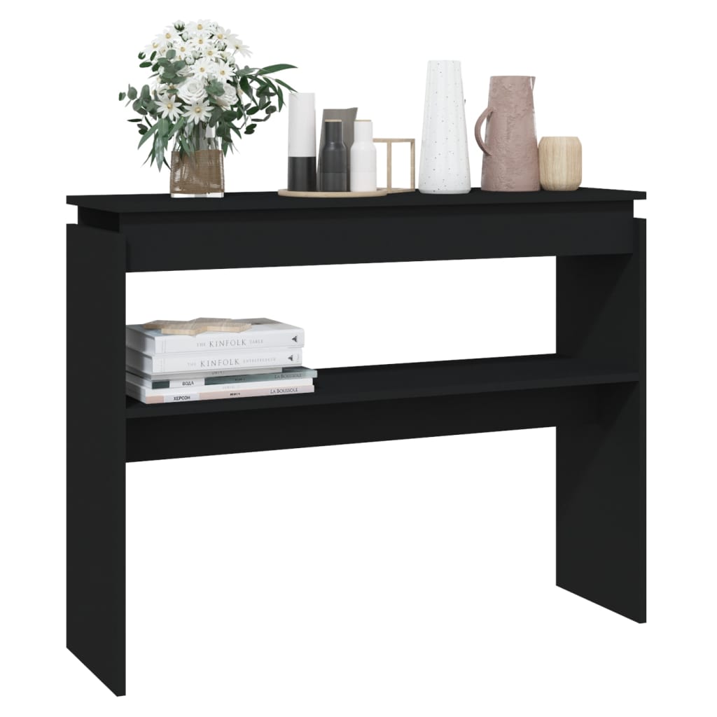 Wandtafel 02X30X80 Cm Spaanplaat Zwart